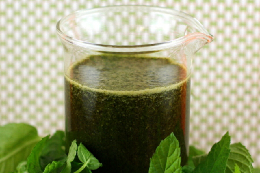 Summertime mint dressing